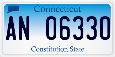 CT license plate AN06330