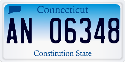 CT license plate AN06348