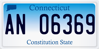 CT license plate AN06369
