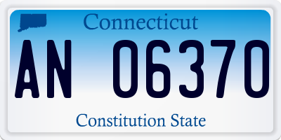 CT license plate AN06370