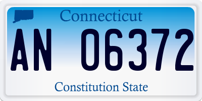 CT license plate AN06372