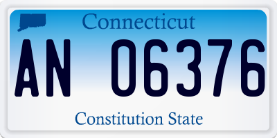 CT license plate AN06376