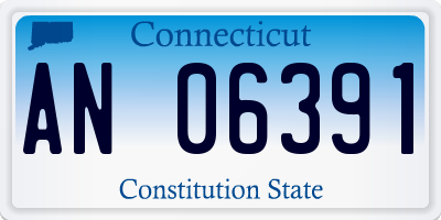 CT license plate AN06391