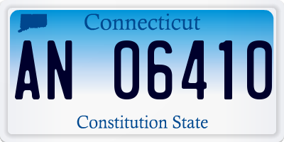 CT license plate AN06410