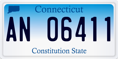 CT license plate AN06411