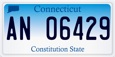 CT license plate AN06429