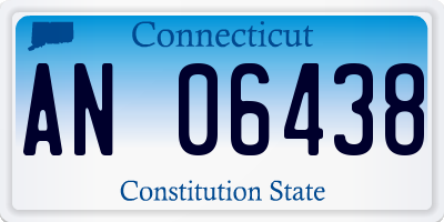 CT license plate AN06438