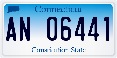 CT license plate AN06441