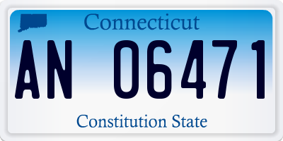 CT license plate AN06471