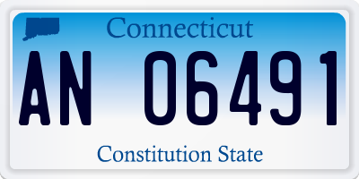 CT license plate AN06491