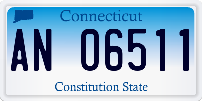 CT license plate AN06511