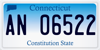 CT license plate AN06522