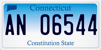CT license plate AN06544