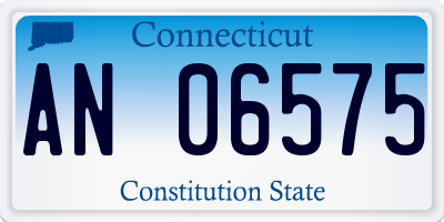 CT license plate AN06575