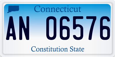 CT license plate AN06576