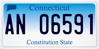 CT license plate AN06591