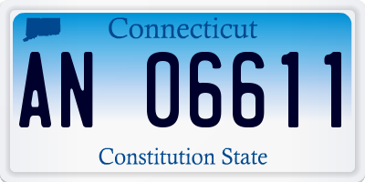 CT license plate AN06611
