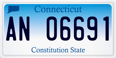 CT license plate AN06691