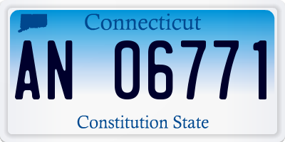 CT license plate AN06771