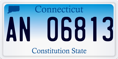 CT license plate AN06813