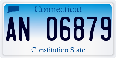 CT license plate AN06879