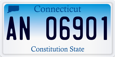 CT license plate AN06901