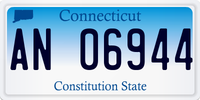 CT license plate AN06944