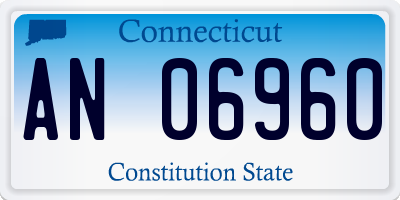 CT license plate AN06960