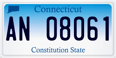 CT license plate AN08061