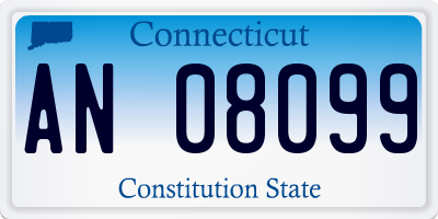 CT license plate AN08099