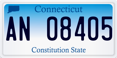 CT license plate AN08405
