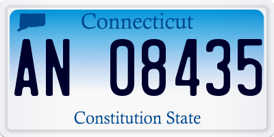 CT license plate AN08435
