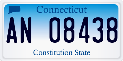 CT license plate AN08438