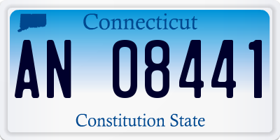 CT license plate AN08441