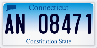 CT license plate AN08471