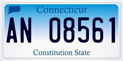 CT license plate AN08561