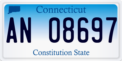 CT license plate AN08697