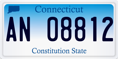 CT license plate AN08812