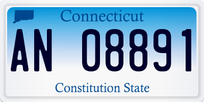 CT license plate AN08891