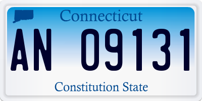 CT license plate AN09131