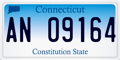 CT license plate AN09164