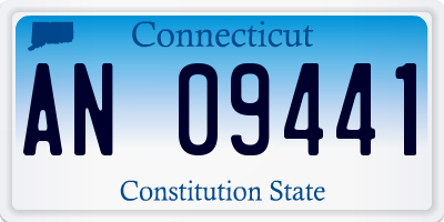 CT license plate AN09441