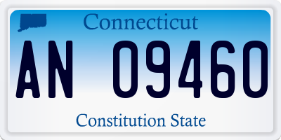 CT license plate AN09460