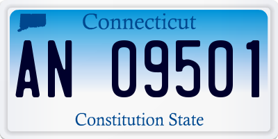 CT license plate AN09501