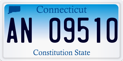 CT license plate AN09510