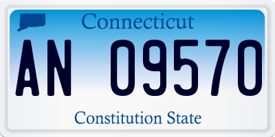CT license plate AN09570