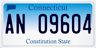 CT license plate AN09604