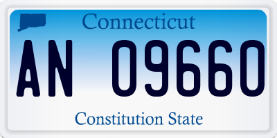 CT license plate AN09660