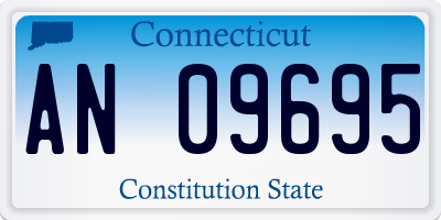 CT license plate AN09695