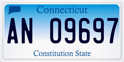 CT license plate AN09697